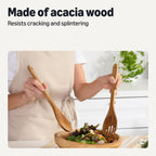 6-Piece Set Acacia Wood Utensil Set
