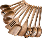 10-Piece Acacia Wood Kitchen Utensil Set
